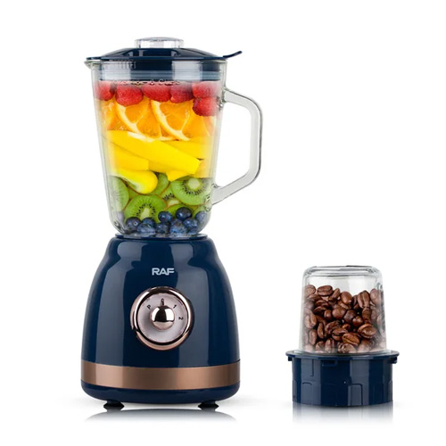 [R92826 BLUE] LICUADORA VIDRIO RAF 400W 1500ML 110V AZUL