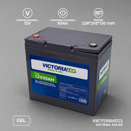 [SSB-12V50AH] SOLAR BATERIA GEL 12V50AH