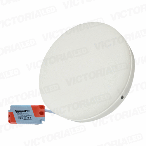 [LV-212 36W 6500K] VICTORIA LED PANEL SIN BORDE 36W SOBREPUESTO REDONDO 10U/C