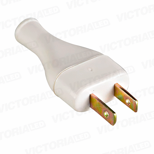 [VLEB-10A] ENCHUFE PLANO 250V 10A BLANCO 50U/C