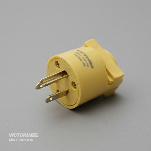 [VLCIA3-15A] ENCHUFE MACHO 3P 250V 15A AMARILLO 25U/C