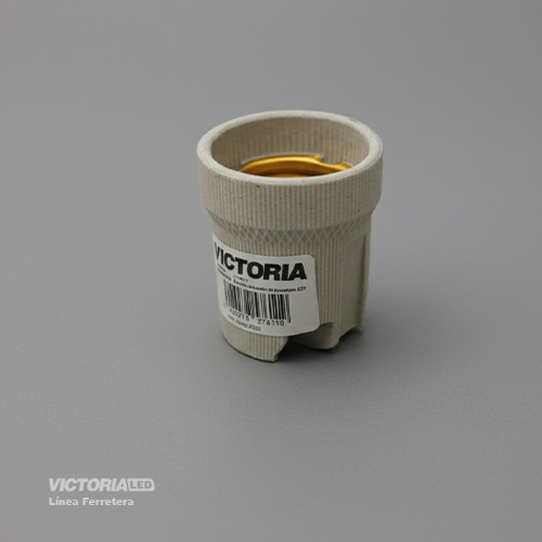 [VLPM-11] BOQUILLA ADAPTADOR DE PORCELANA E27 240U/C