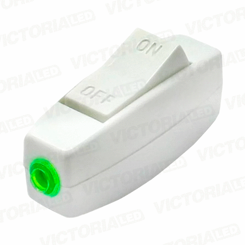 [VLISB-2S] INTERRUPTOR AÉREO DE PASO PLASTICO 104AW BLANCO 50U/C