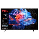 TV. LED TCL 75P6K GOOGLE TV 4K CBU