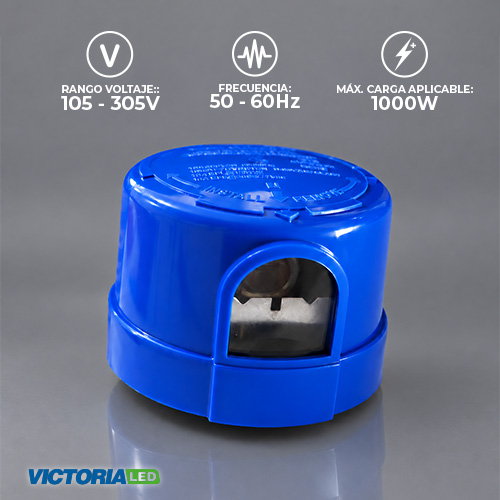 [VL-FTC] FOTOCELULA ELECTRICA 3 PINES FAIL-ON 105-277VAC 1000W IP65