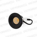 OJO DE BUEY 3W 6500K REDONDO NEGRO