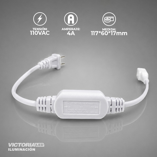 [VLCC-4A] ACCESORIO CONTROLADOR MANGUERA COB 4A 110V 8MM