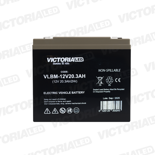 [VLBM-12V20.3AH] REPUESTO SCOOTER BATERIA PLOMO ACIDO 12V 20AH BRAVO MOTORS