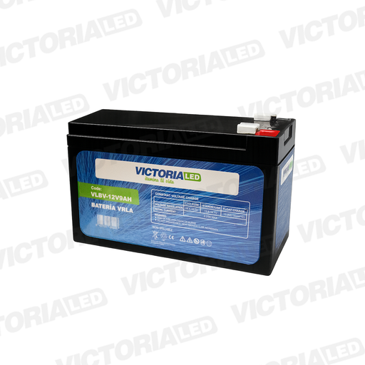 [VLBV-12V9AH] REPUESTO SCOOTER BATERIA VRLA PLOMO ACIDO 12V 9AH VICTORIA LED
