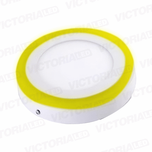 [VP-RSA 12+4] VICTORIA LED PANEL SOB RED 12W+4W AMARILLO 30U/C