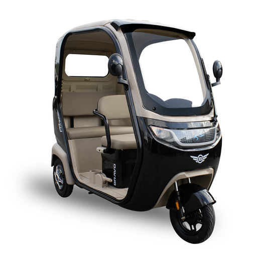[BR90 NEGRO] BRAVO TRICICLO ELECTRICO 1500W 60V32A NEGRO
