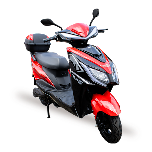 [BM54 ROJO/NEGRO] BRAVO SCOOTER ELECTRICO 1200W 60V20AH ROJO/NEGRO