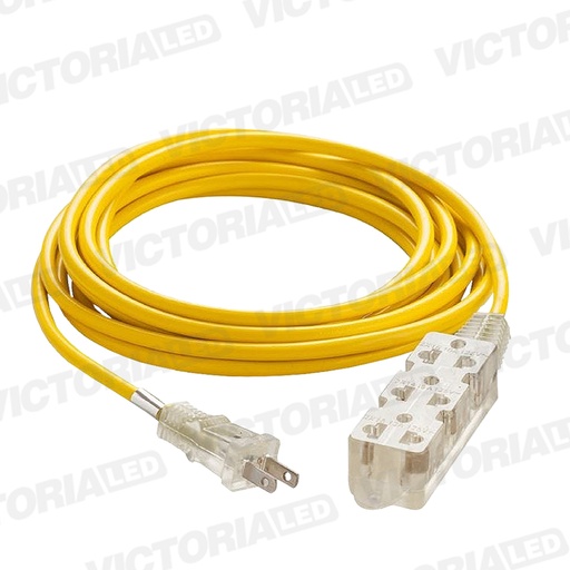 [VLEX-3P 5M] CABLE DE EXTENSIÓN 5 METROS 3 SALIDAS